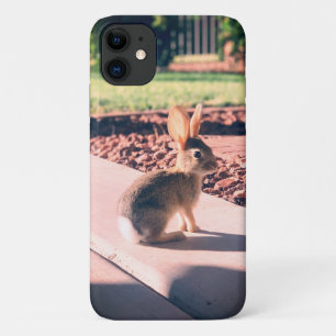 bunny rabbit photo Easter spring iPhone 11 Case