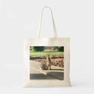 bunny rabbit photo Easter spring Tote Bag