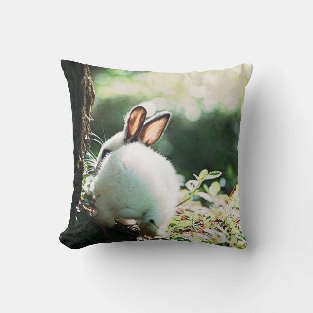 bunny rabbit pillow (Front)