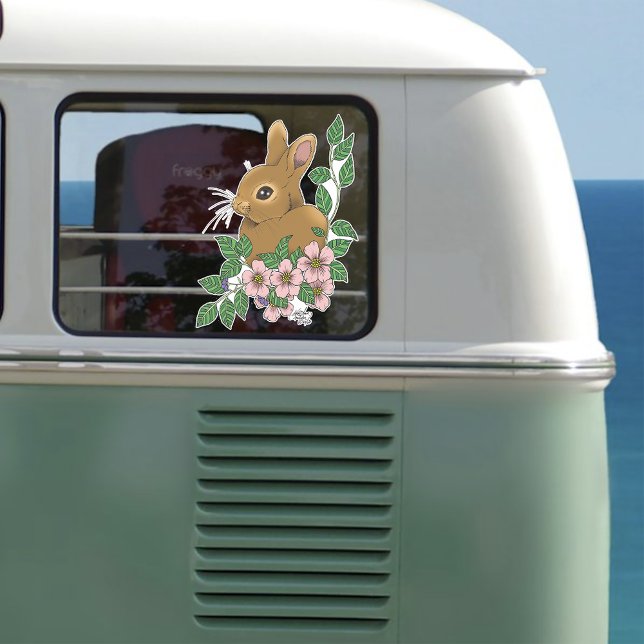 Bunny Rabbit Pink Flowers (Creator Uploaded)