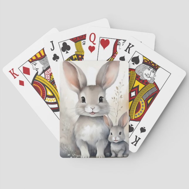 Bunny Rabbit Playing Cards (Back)