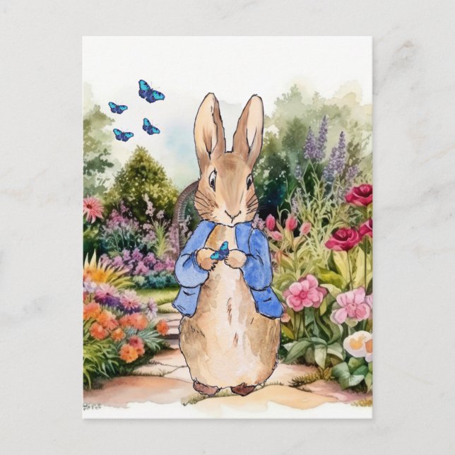 Bunny rabbit postcard (Front)