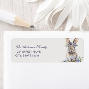 Bunny Rabbit Return Address Return Address Label