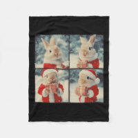 Bunny Rabbit Santa Animal Photography Christmas Ra