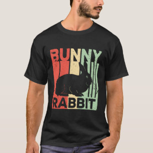 Bunny Rabbit Vintage Retro Unisex T-Shirt