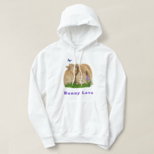 bunny rabits womans clothing hoodie