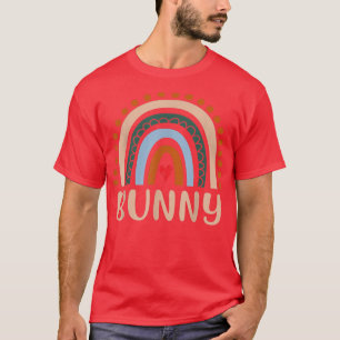 Bunny Rainbow Grandma Cute Mothers Day Funny Bunny T-Shirt