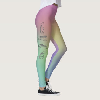 Bunny Rainbow Yoga Pants