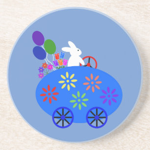 Bunny Riding Egg Car #2 Coaster
