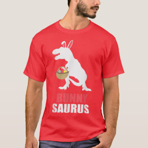 Bunny Saurus Easter Tre For Kids Dinosaur Bunny Ea T-Shirt