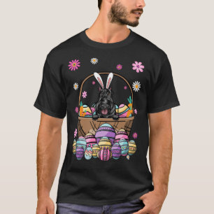 Bunny Scottish Terrier Dog Happy Easter Day Lover T-Shirt