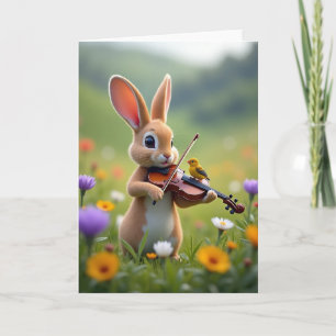 Bunny Serenade Friend Card