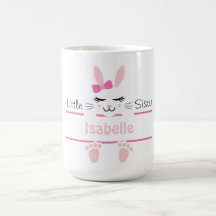Bunny Sibling Mug Personalized Big Sister 