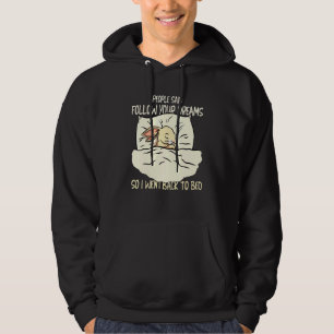 Bunny Sleeping Laziness Does Not Exist Bed Fan Hoodie