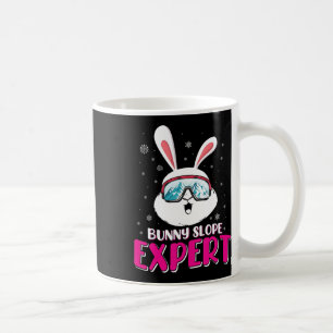 Bunny Slope Expert Skiing Women Ski Slope Ski Bunn Coffee Mug