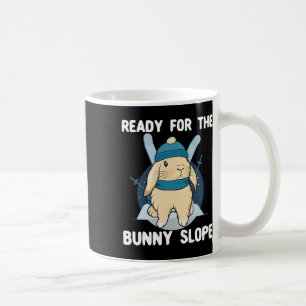 Bunny Slope Skiing Beginner Skier Snowboarding  Coffee Mug