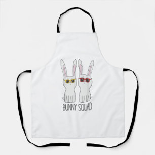 Bunny Squad Funny Cute Pet Rabbit Lover T Shirt Apron