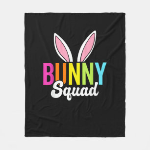 Bunny squad, matching easter rabbit ears, Easter p Fleece Blanket