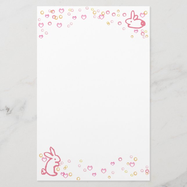 Bunny Stationery (Front)