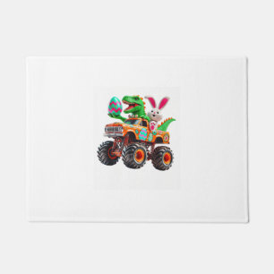 Bunny T-rex Easter Monster Truck Dino Funny Boys K Doormat