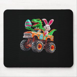 Bunny T-rex Easter Monster Truck Dino Funny Boys K Mouse Pad