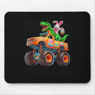 Bunny T-rex Easter Monster Truck Dino Funny Boys K Mouse Pad