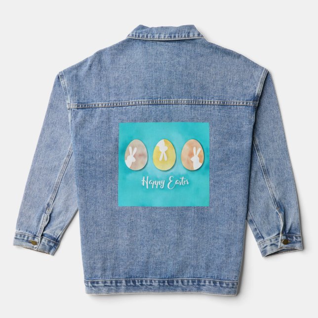 Bunny T-shirt Denim Jacket (Back)