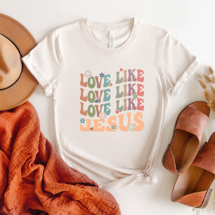Bunny Tee, Christian Shirt,Love Like Jesus T-Shirt