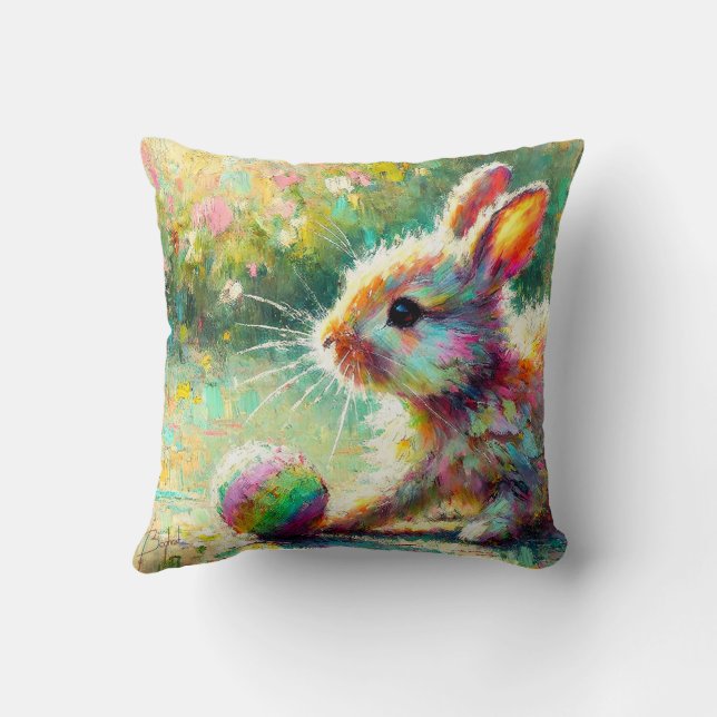 Bunny time cushion (Back)