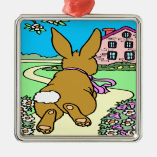 Bunny Trail Easter Ornament
