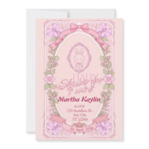 Bunny Twin Baby Shower Invitation