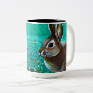Bunny Two-Tone Coffee Mug