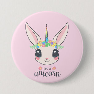Bunny Unicorn Button