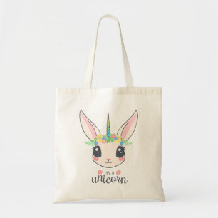 Bunny Unicorn Tote Bag