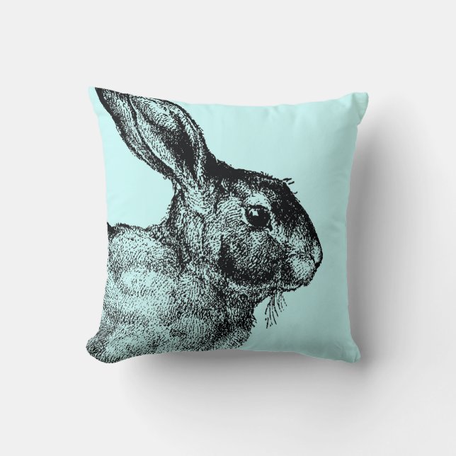 Bunny vintage pillow (Front)