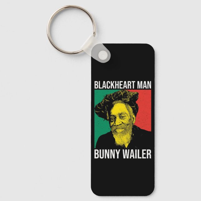 Bunny Wailer Reggae Legend Rasta Jamaika Roots  Key Ring (Front)