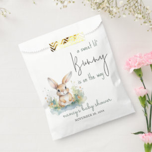 Bunny Watercolor Baby Shower Favour Bags