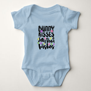 Bunny Wishes Jelly Bean Kisses Baby Bodysuit