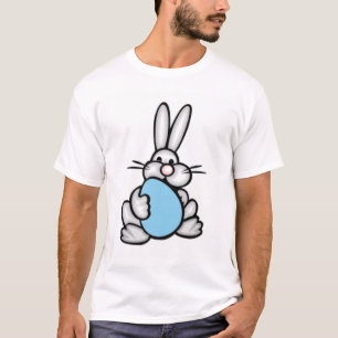 Bunny with Baby Blue Egg T-Shirt