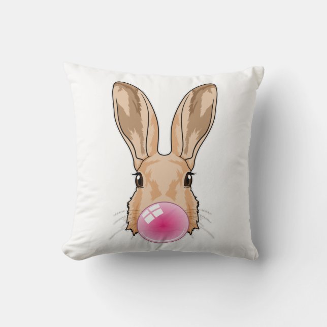 Bunny with Chewing gum Cushion (Front)