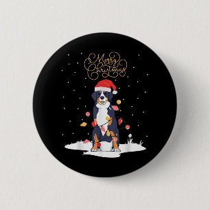 Bunny With Christmas Sweater Xmas Rabbit Christmas 6 Cm Round Badge