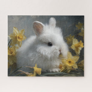 Bunny with Daffodils  Jigsaw Puzzle