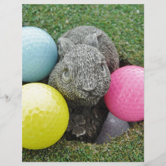 Bunny with pink blue yellow egg (Front)