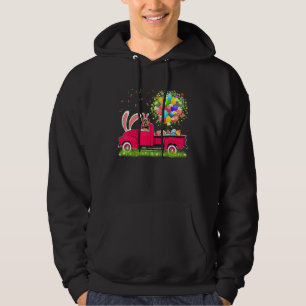 Bunny Yorkshire Terrier Happy Easter Eggs Tree Hoodie
