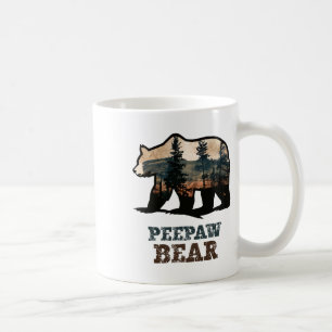 Bunnyaw Bear Vintage Retro Funny Pee-paw Coffee Mug