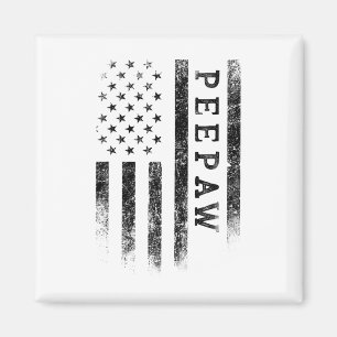 Bunnyaw Patriotic American Usa Flag Father's Day B Magnet