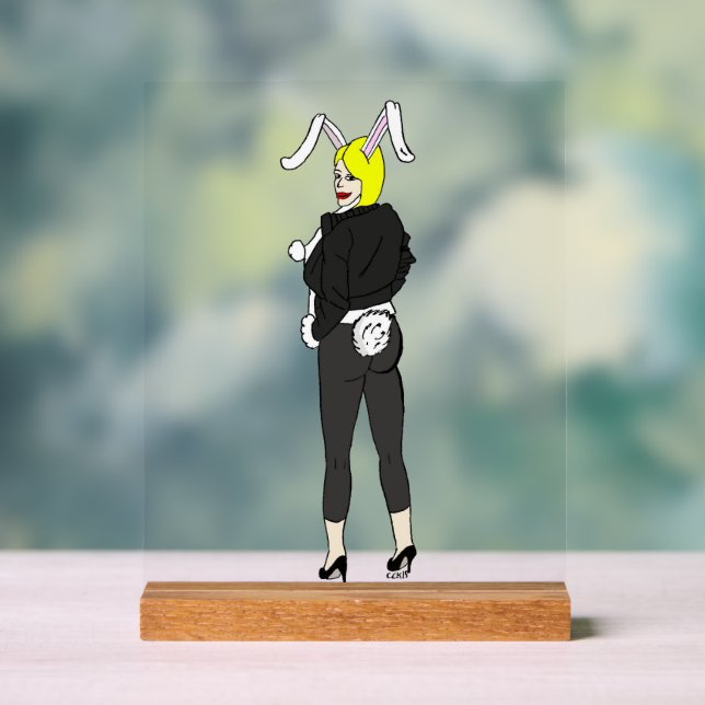 bunnygirl acrylic sign (Neutral)