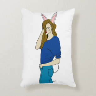 bunnygirl decorative cushion