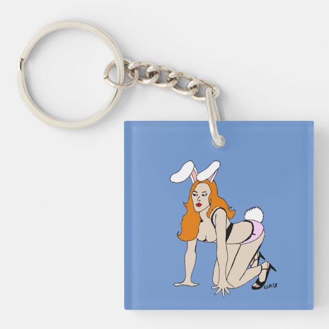 bunnygirl  keychain (Front)
