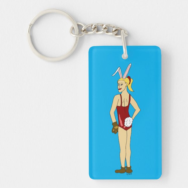 bunnygirl keychain (Front)